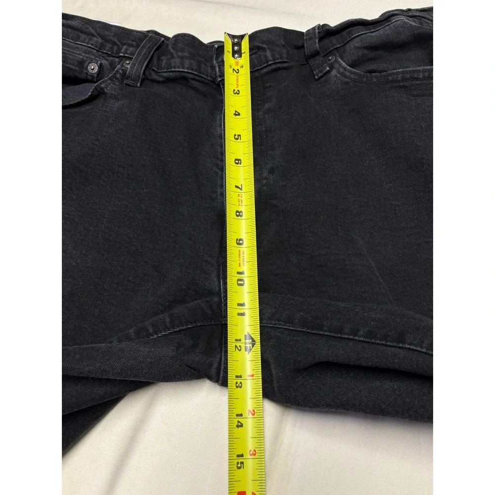 Levis 541‎ Premium Big E Athletic Taper Mens Black Denim Jeans 38x29